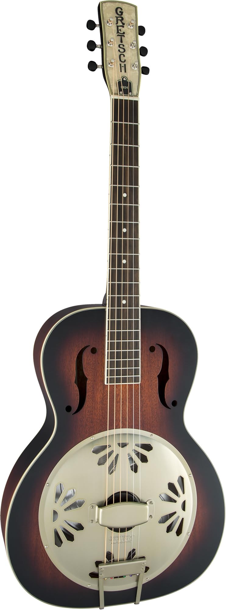 Gretsch G9240 Alligator Round-Neck Biscuit Cone Resonator (Sunburst) - Chitarra resofonica