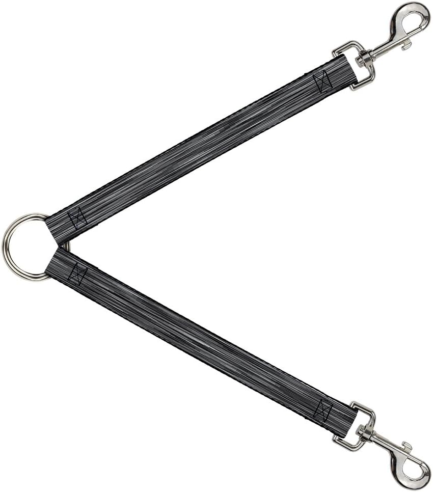 Buckle-Down Dog Leash Splitter Concrete Finish Grays 1 Foot Long 1 Inch Wide