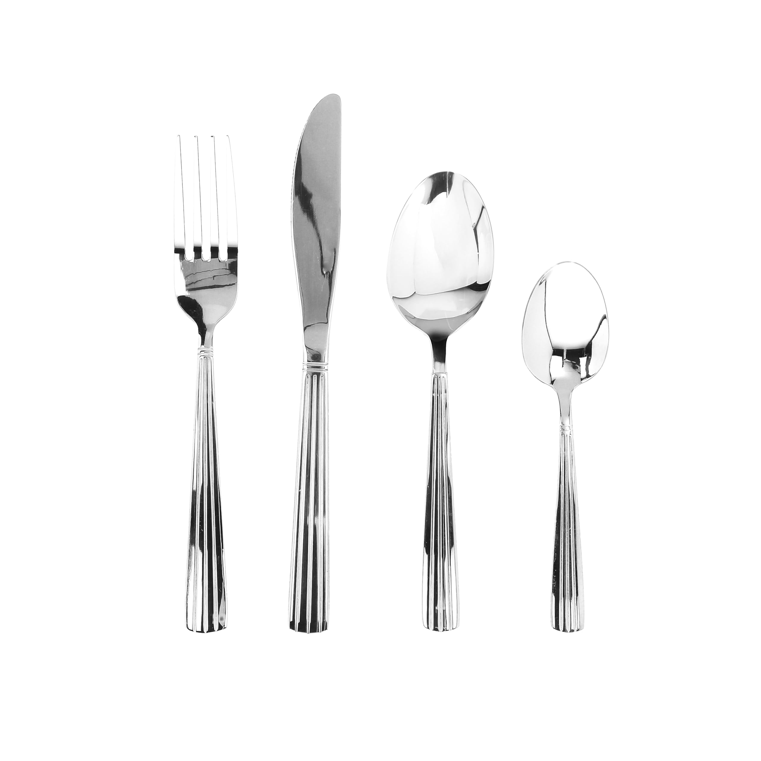 Tognana Athena 24-Piece Cutlery Set, Stainless Steel, Grey