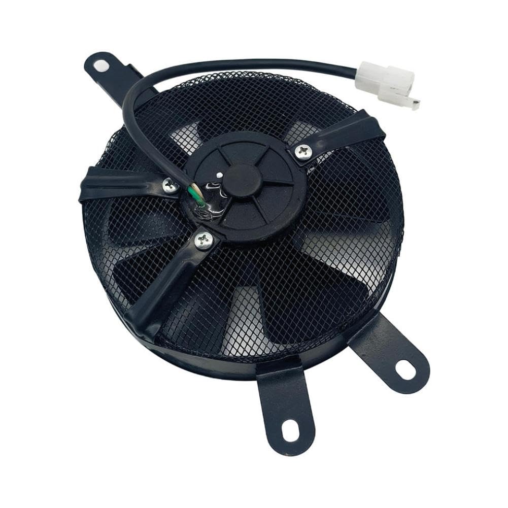 Blower Assembly for Radiator Cooling Fan 22905T Compatible with LINHAI 260cc 300cc ATV 260 ATV 300 ATV Quad (Not Waterproof Plug)