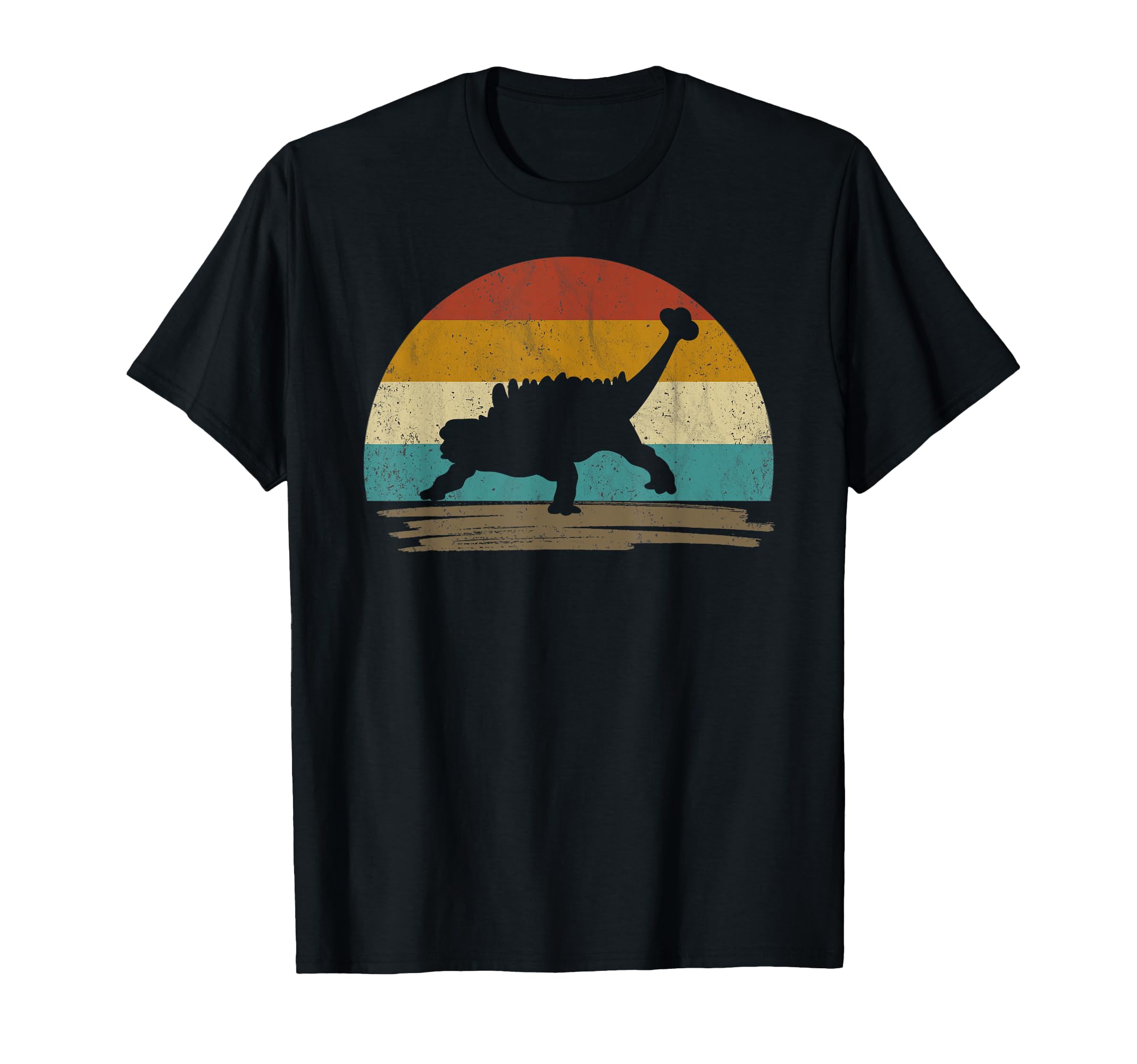 Ankylosaurus dinosaur decoration retro vintage for dinosaur T-Shirt