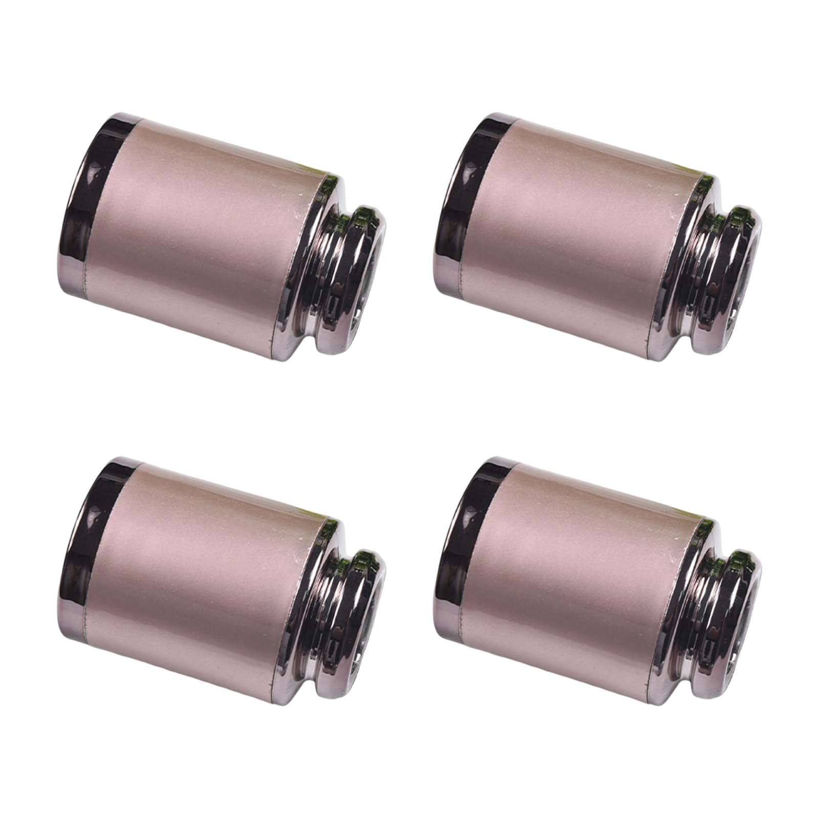Nucelit A Rose Gold Of 4 Stylish Simple Styles Curtain Rod Finials With Easy Installation Curtain Rod End Caps For Enhances Home Aesthetics Home Decors Finials