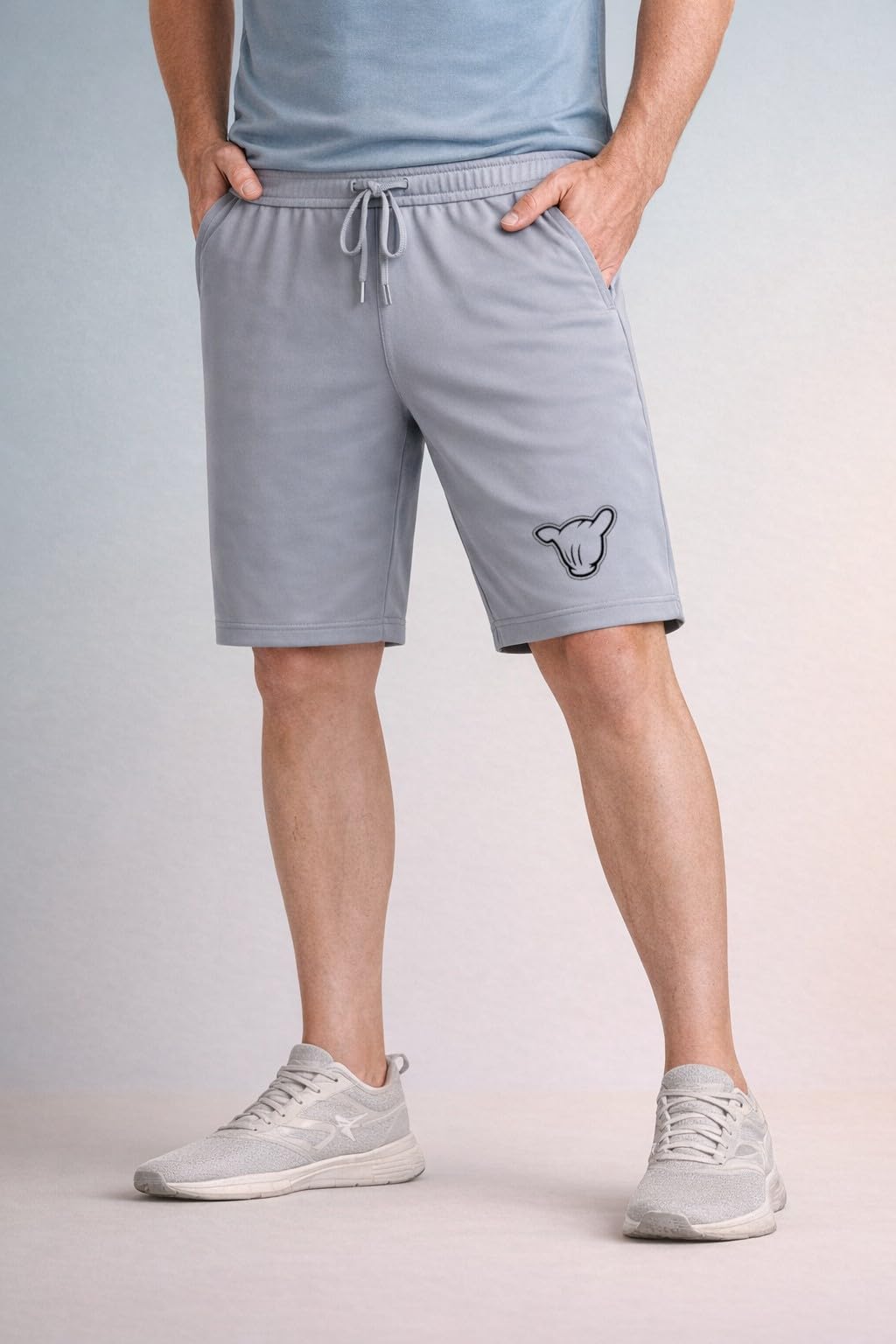 Skandaa Men's Shorts Grey 51-picture-36