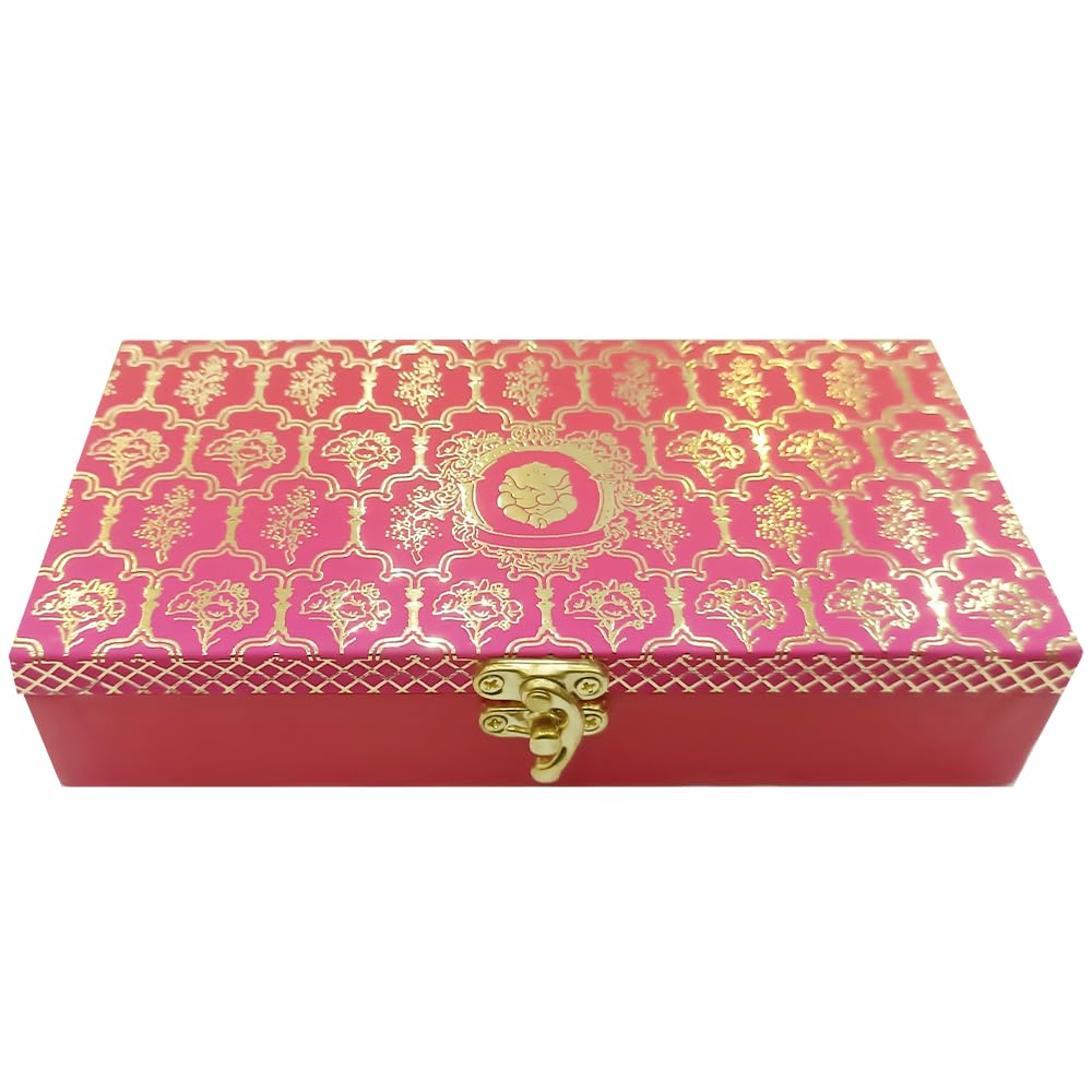 topshelf designer shagun cash box with mgi printing or gaddi box for shagun,money box for wedding,anniversary,baby shower,ring ceremony eidi or any other occasion (pack of 3)