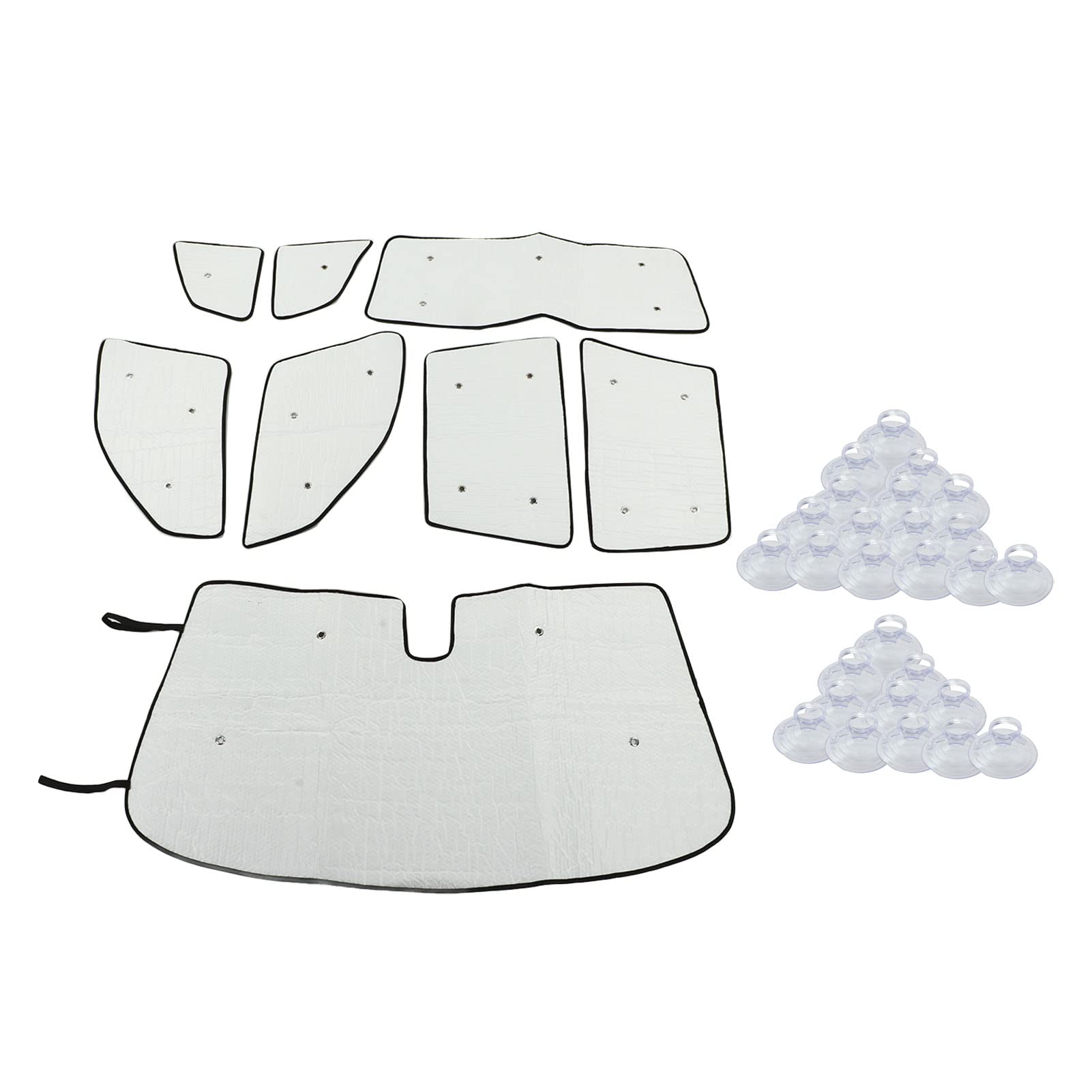 BRRNOO Kit de Parasoles para Coche de 8 Piezas para X3 E83 2006 2010 Eficaz con Ventosas para una Fácil Instalación