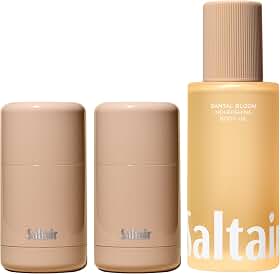 Saltair Santal Bloom Body Care Duo – Aluminum-Free Deodorant 2-Pack + Hydrating Body Oil | Long-Lasting Odor Protection &amp; Nourishing Moisture