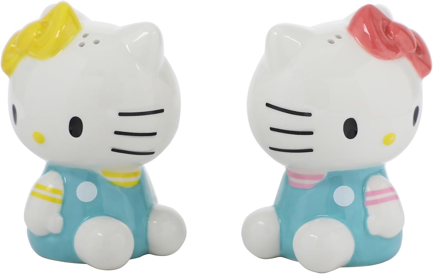 Hello Kitty Set of Ceramic Salt and Pepper Shakers