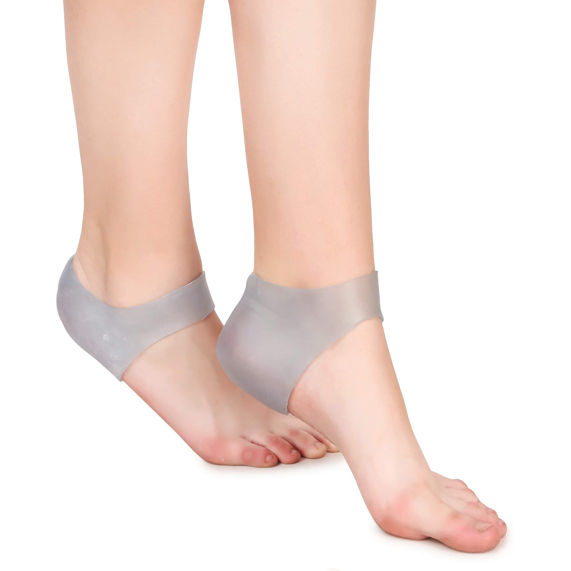 SE REHABILITATION Gel Heel Cup with Strip For Men and Women (Size-Universal)