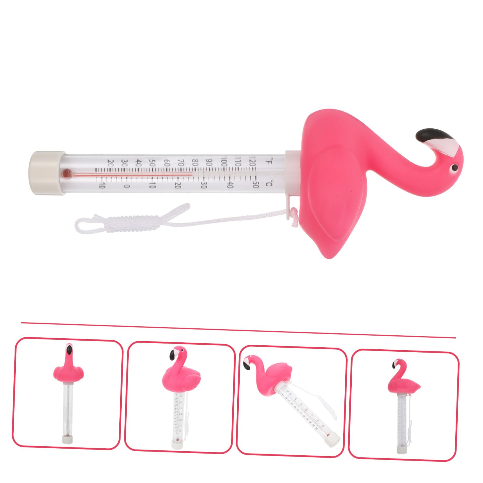 ibasenice 3 Piezas Termómetro de Agua Flotante para y Estanques Termómetro de Temperatura de Dibujos Animados Forma de Duradero y Resistente Medición Rápida y para Decoración y Seguridad
