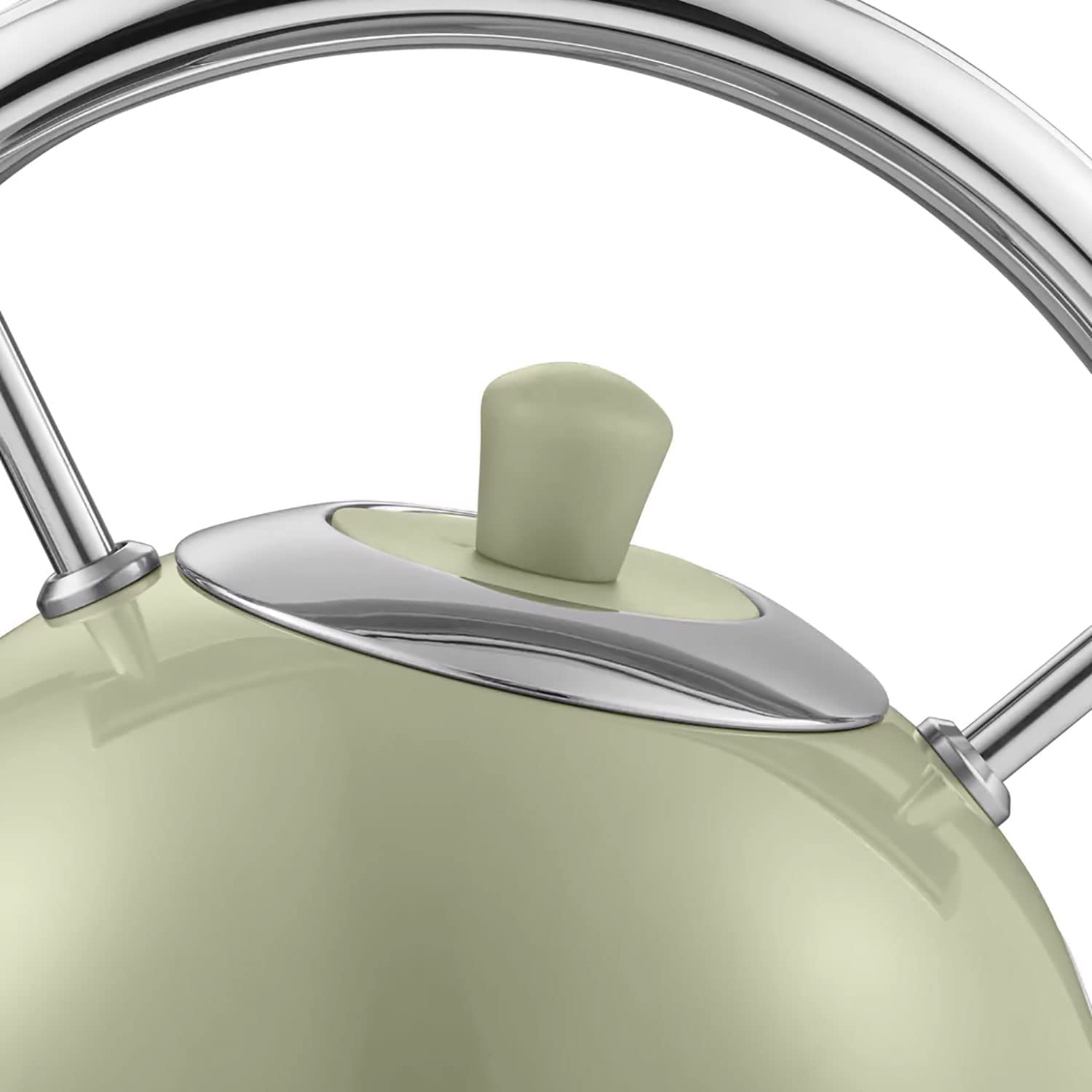 Swan Retro Bouilloire Électrique 1,8 Litre, Design Vintage, Arrêt Automatique Contrôleur Strix, Sans fil, Acier Inoxydable, sans BPA, 3000W, Vert
