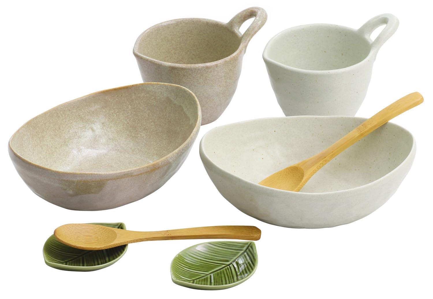 Amazon｜セラミック藍 風趣 ペアカレーセット ナチュラル サイズ：【皿