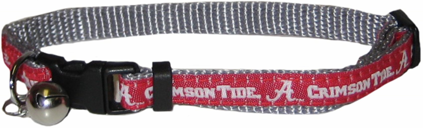 Pets First Collegiate Pet Accessories, Cat Collar, Alabama Crimson Tide, One Size