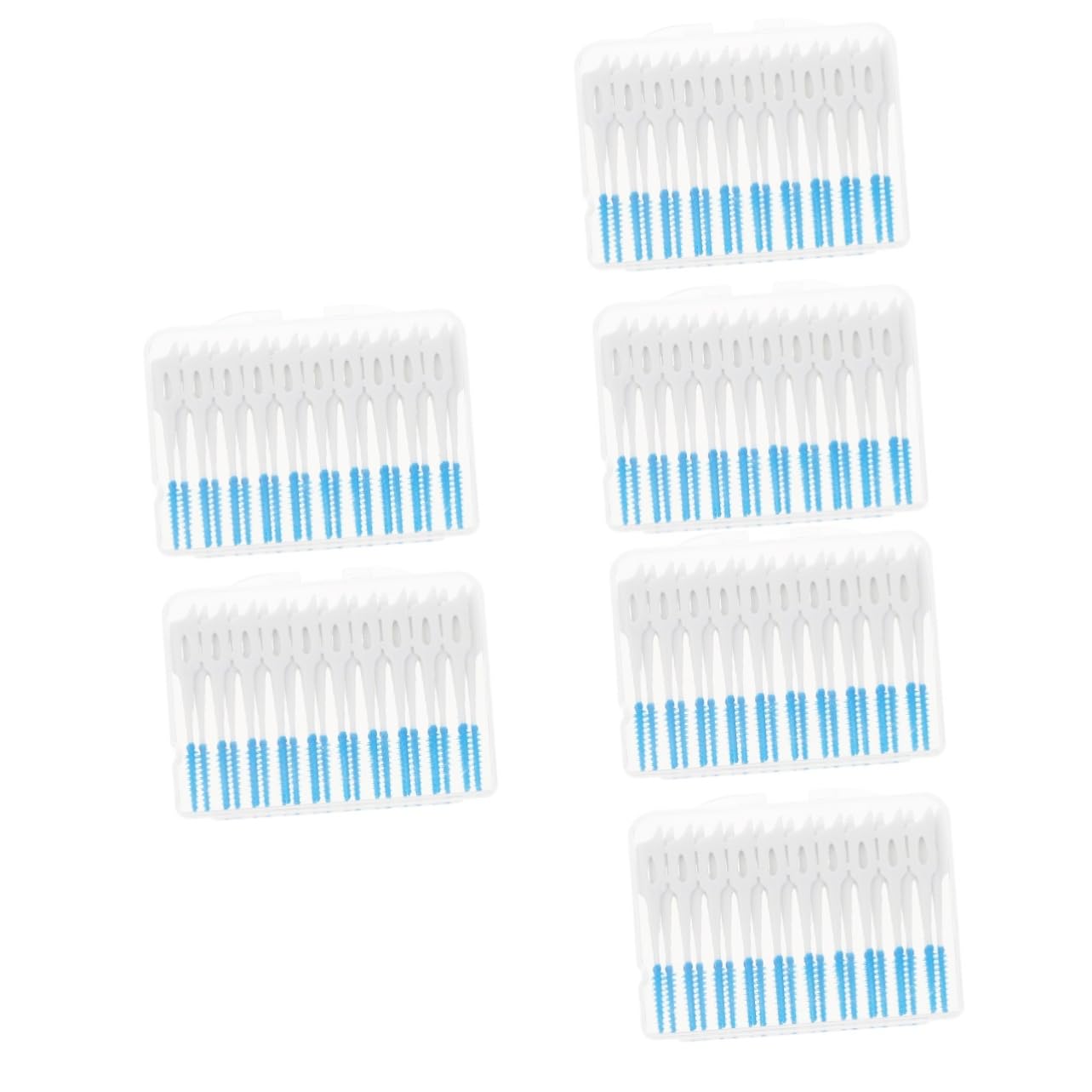 Healeved 240pcs Interdental Brushes for Care Flexible Gum Massage Tools Plaque Removal for Teeth Cleaning and Bad Breath Prevention