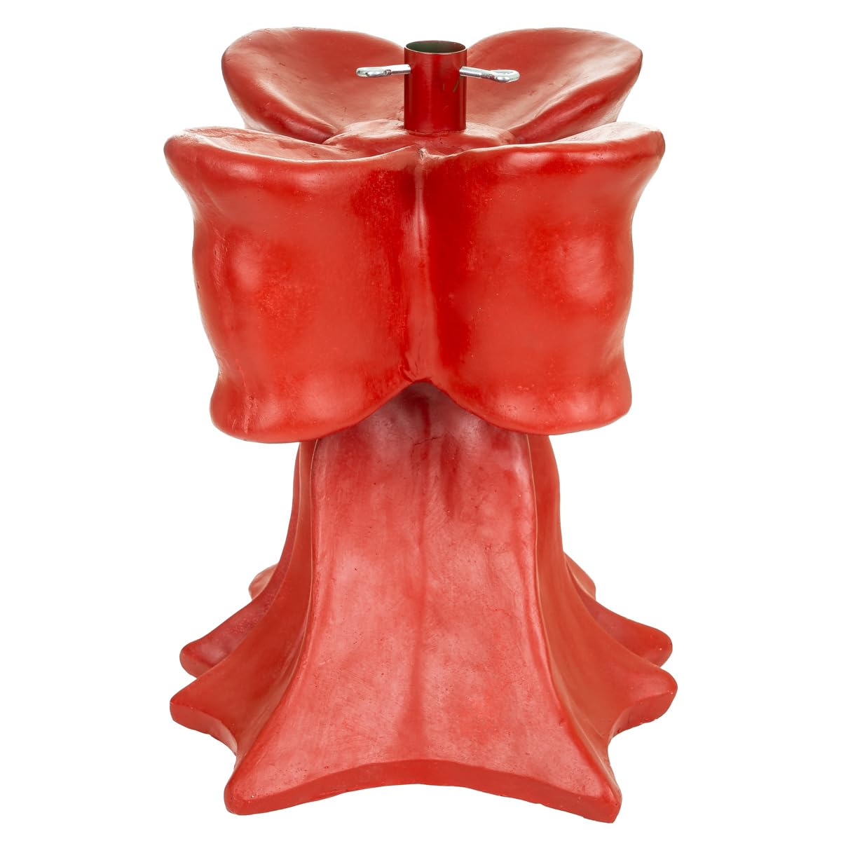 Nataland Base Fiocco per Albero di Natale Dipinta A Mano, Supporto Decorativo Robusto e Stabile Alto 45 Cm con Aggancio Universale per Alberi Fino A 240 cm
