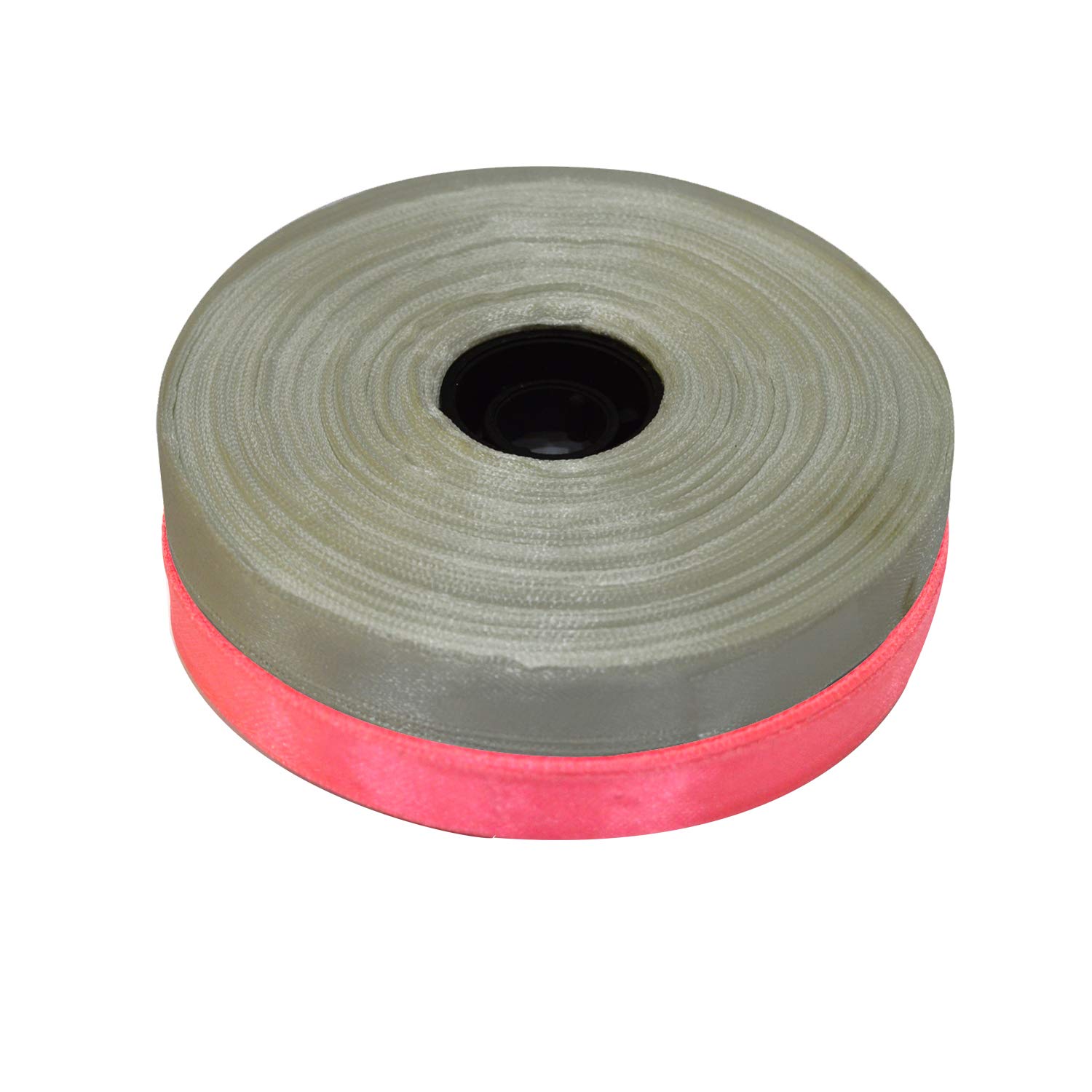 World of Sparkles 2 x 90m Light Pink and Light Cream Double Sided Satin Ribbons for Arts and Craft Trimming Gift DIY Birthday Wedding Cake Decoration - 10mm