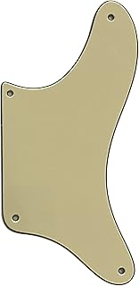 Guitar Parts For La Cabronita Telecaster No Pickup Style Guitar Pickguard (3 Ply Vintage Yellow)