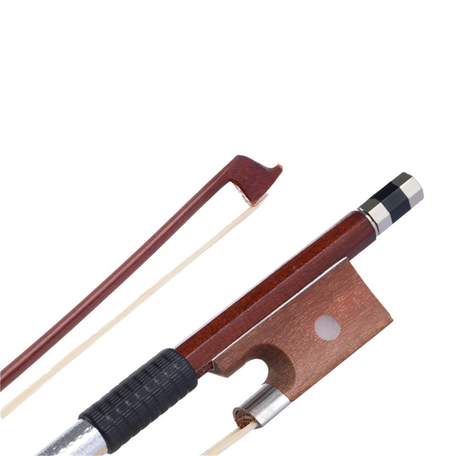 Arcos De Violín Profesionales Accesorio De Instrumento Profesional Madera Natural Crin Arco Violín(1/8)