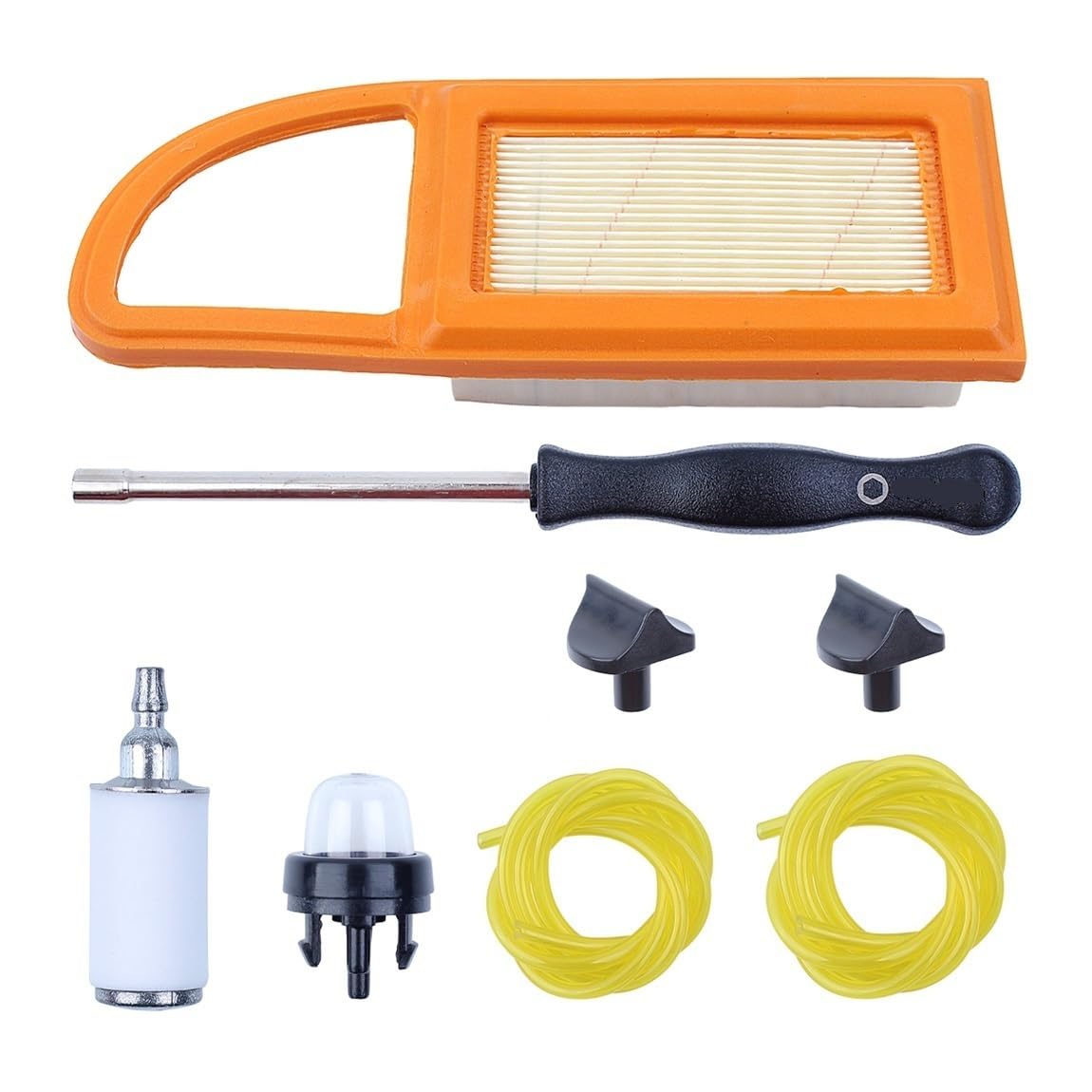 Limpiador de filtros Compatible con BR600, BR550, BR500, Filtro Combustible, cebador, Perilla Ajuste del carburador, soplador