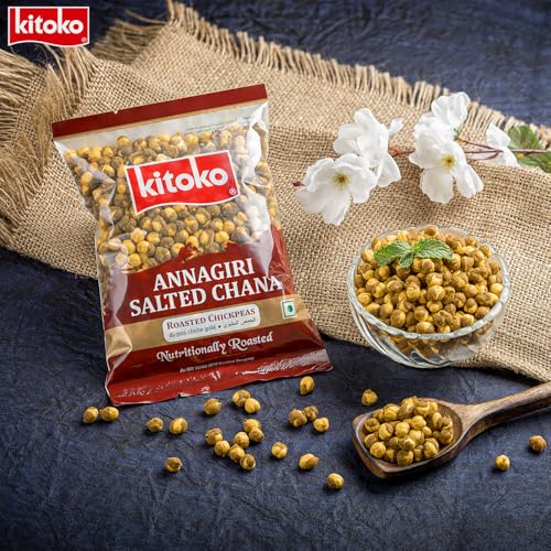 Image of Kitoko Roasted Salted Annagiri Chana 500gm, Whole with Skin