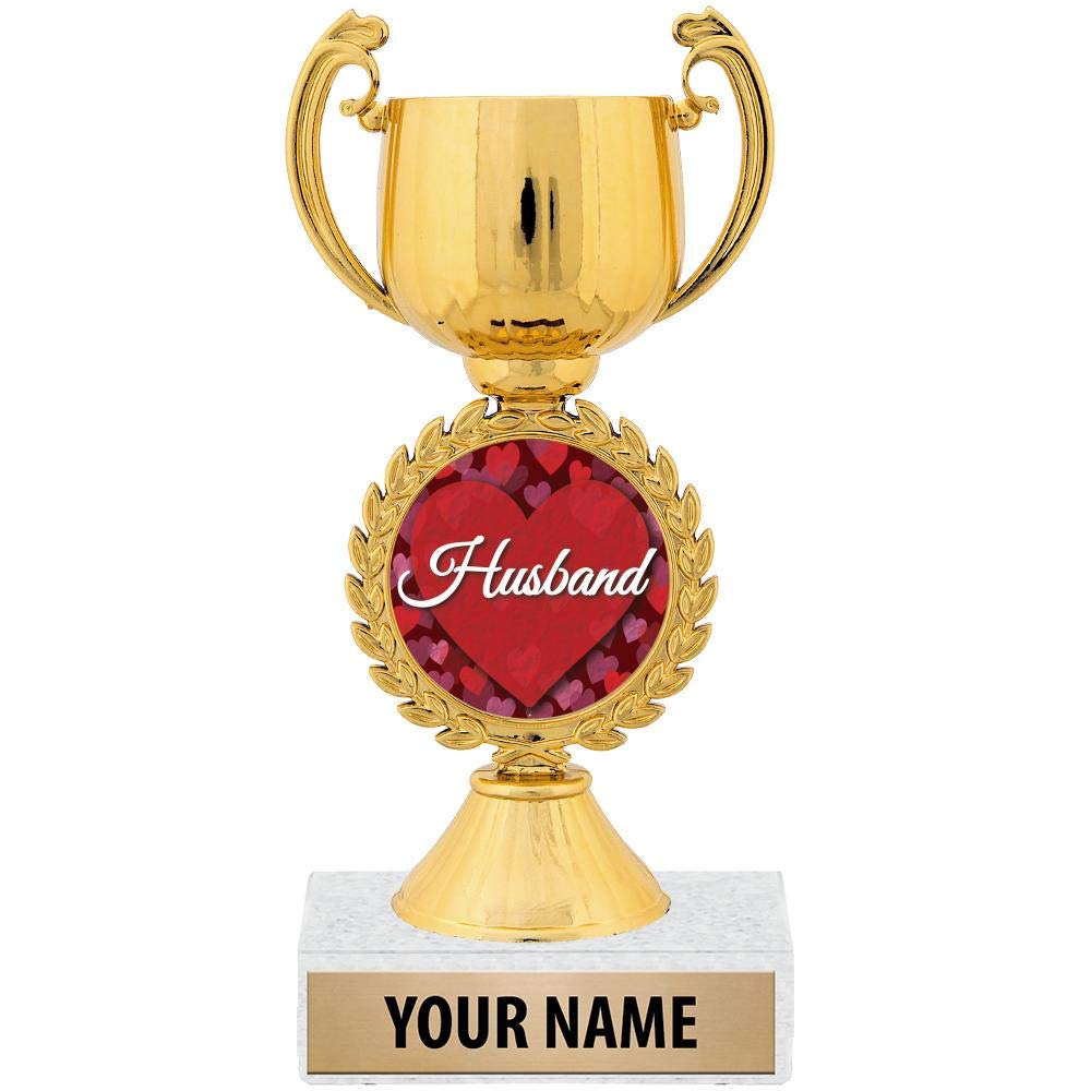 personalized best husband trophy