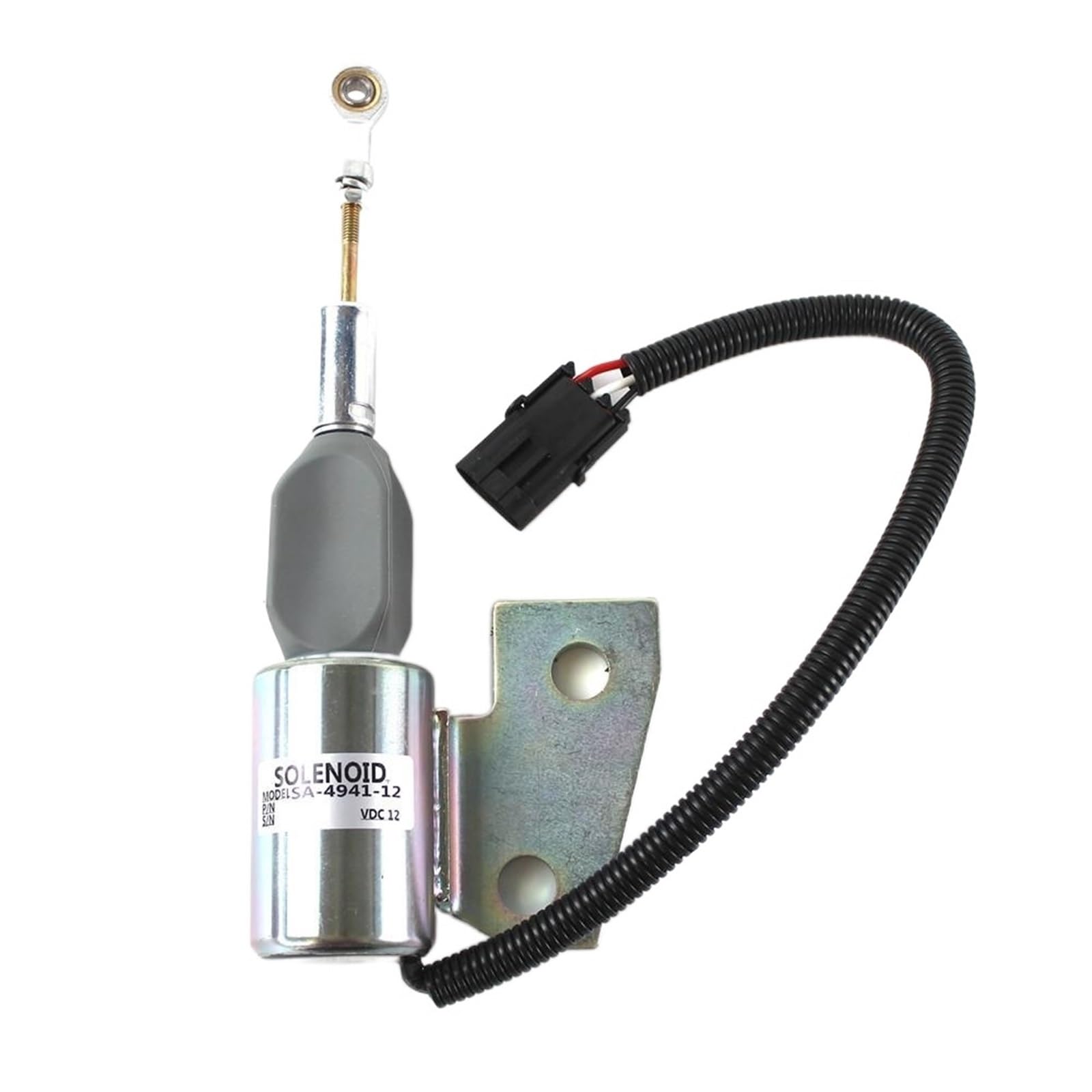JNURGWLYH 12V Stop Solenoid Valve for 4BT Case 550h Fuel Shutoff Solenoid 3991167 SA-4941-12 3964627 J932529 J931167 J930658