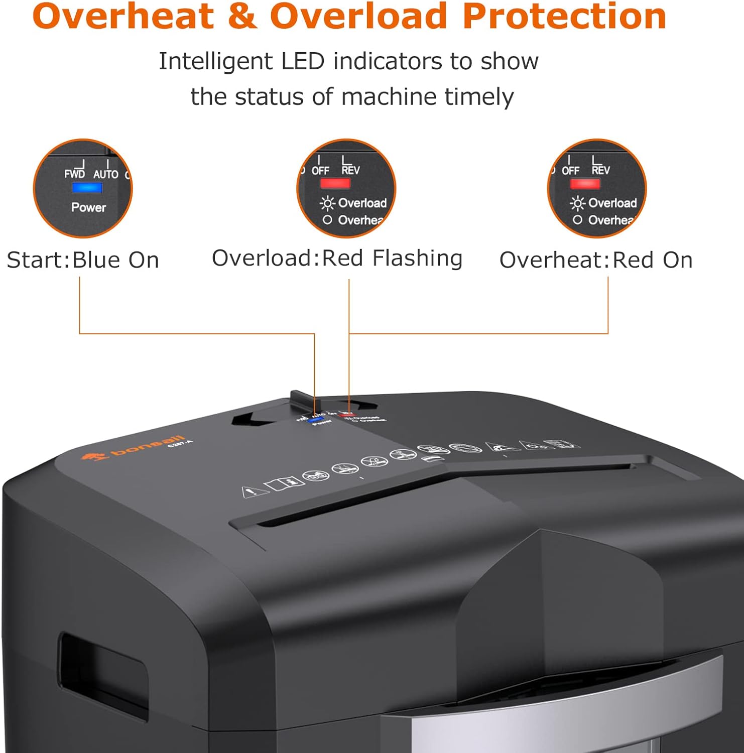 Overheat and Overload Protection Indicators