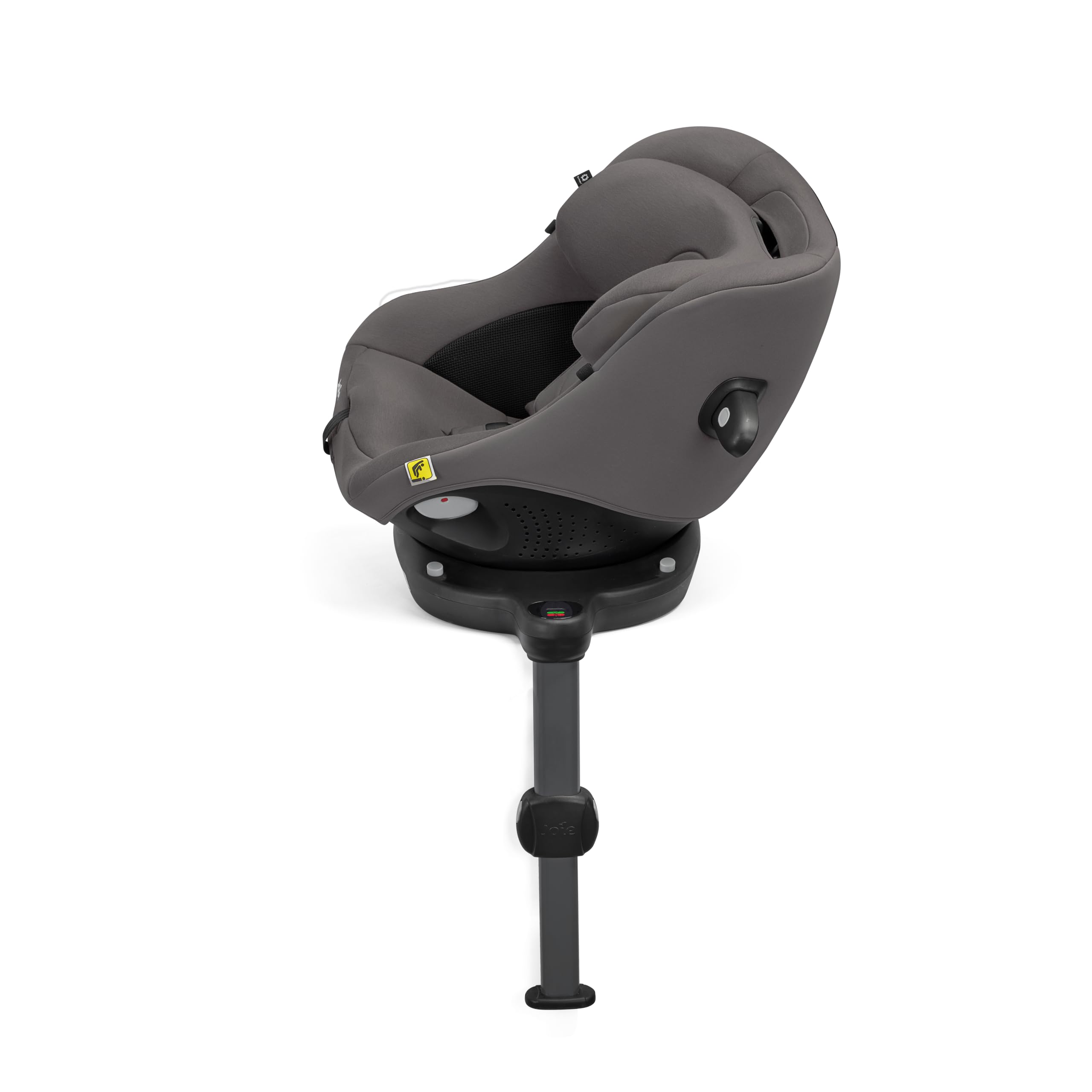 Joie i-Spin™ 360 Compact R129 Kindersitz, 61–105 cm, 6 Mon-4 J (Thunder) | 360° drehbar, i-Size-zertifiziert, ISOFIX-Installation, kompaktes Design für kleine Rücksitze und Kleinwagen.