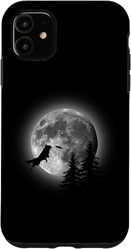 Miniatura 7 de Funda para iPhone 13 Border Collie Catching Frisbee Moon