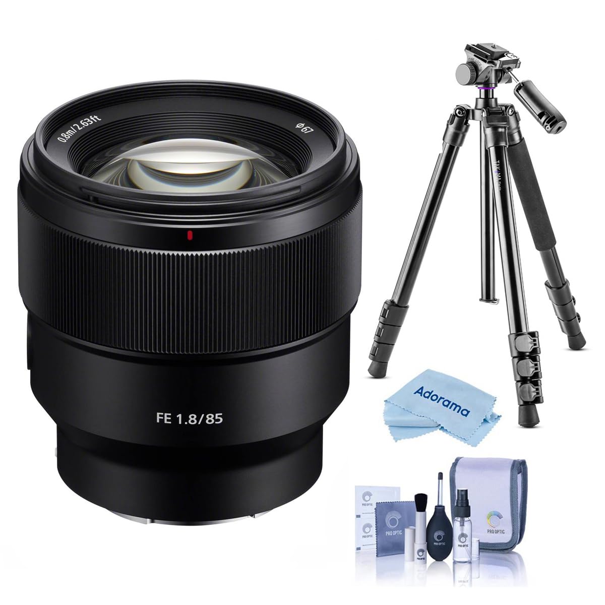 Amazon.com : Sony FE 85mm f/1.8 Lens for Sony E, Bundle with