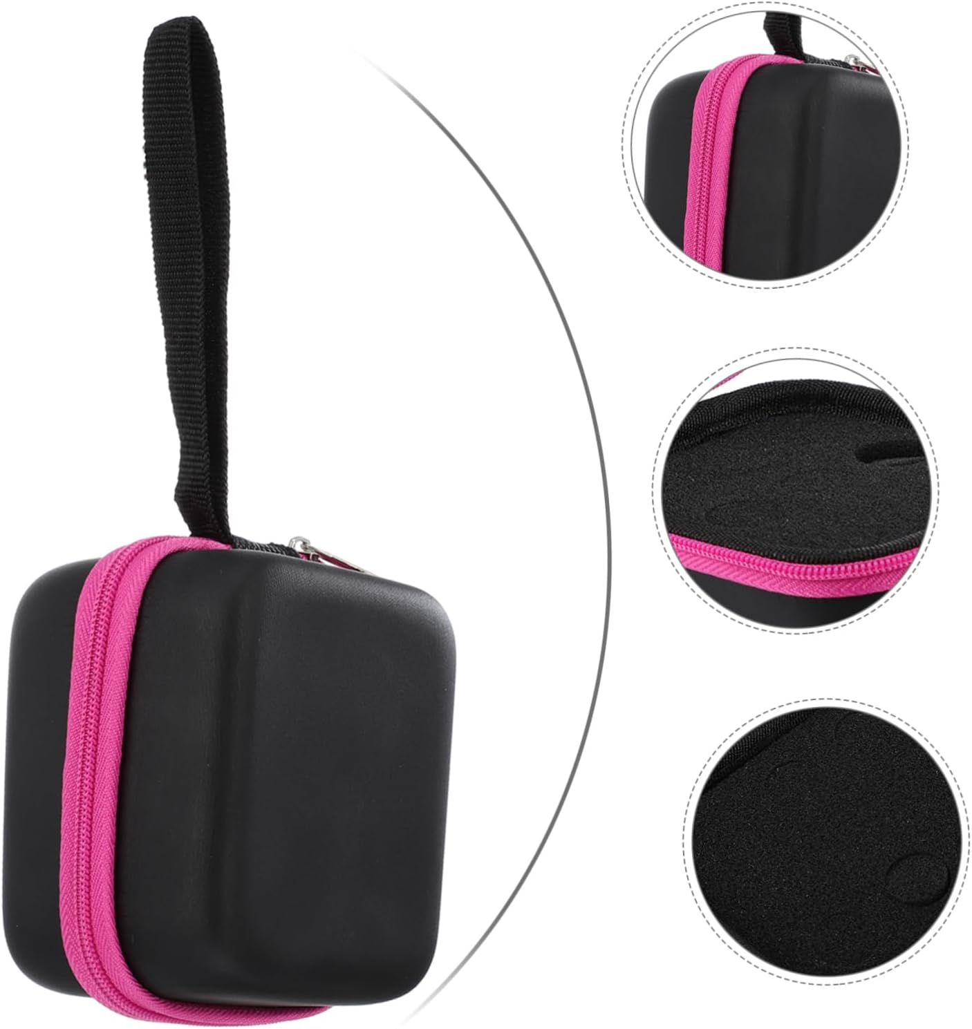 DOITOOL 2pcs Essential Oil Storage Case Bottles Rolling Bottle Organizer for Travel Lightweight and Compact Design Rose Red Essential Oil Carrying Bag