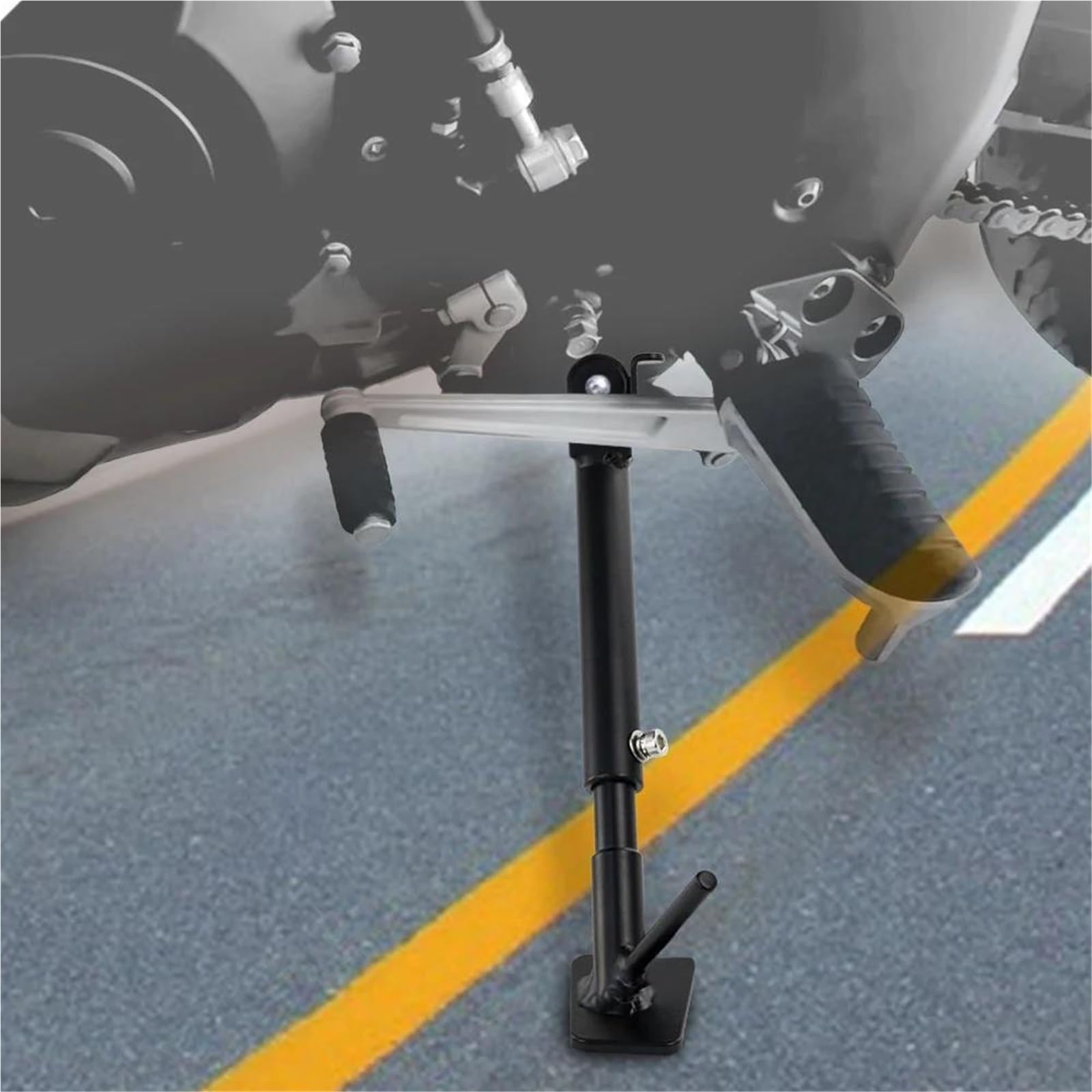 Rivestimenti Laterali Moto Cavalletto Regolabile Cavalletto Laterale per S&uzuki per V-Strom 1000 DL1000 2002 2003 2004 2005 2006 2007 2008-2013