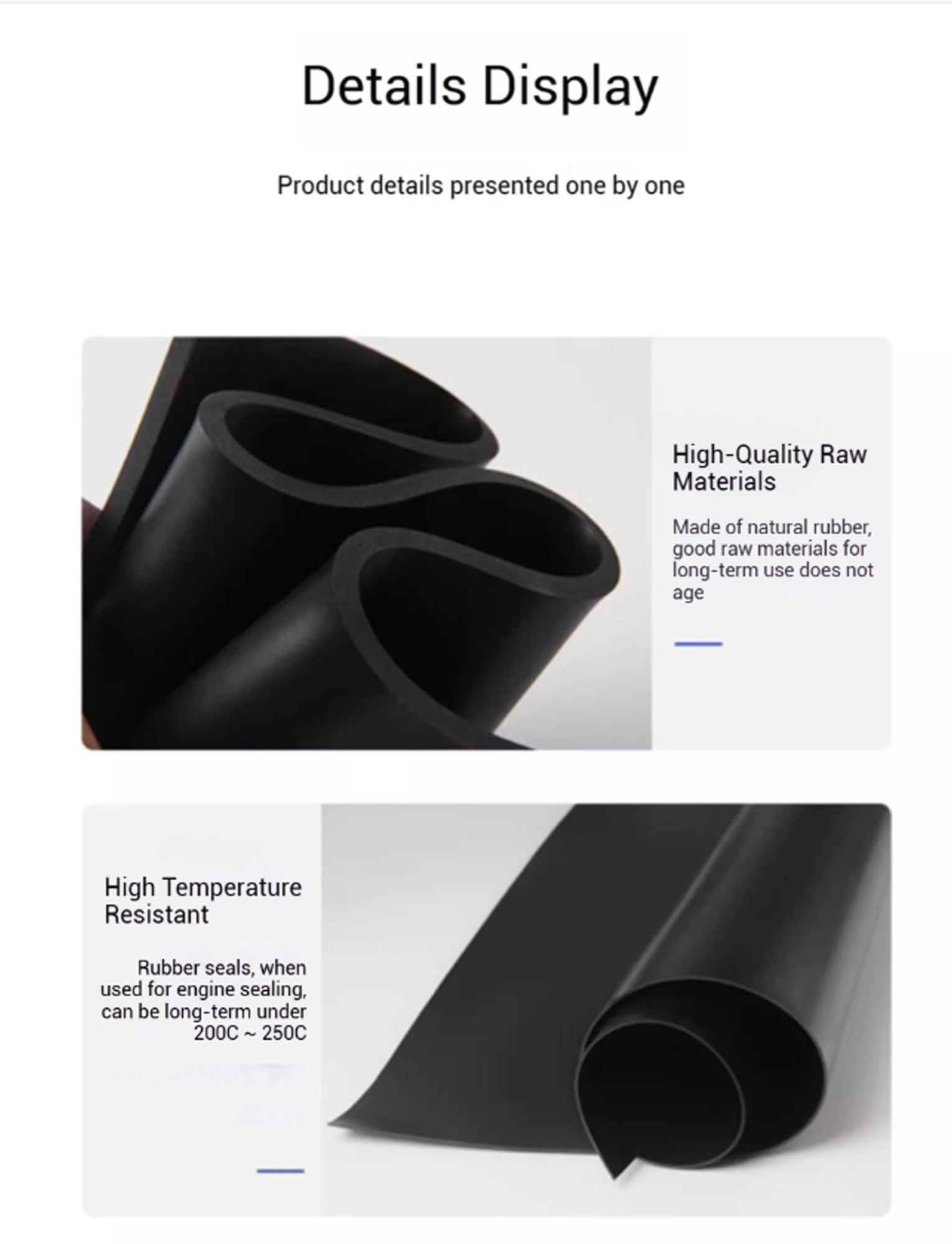 Tapete aislante de goma, tapete de seguridad de voltaje for pisos, lámina aislante de caucho for subestaciones/salas de distribución, tapete resistente for cuadros de distribución (negro)(100cm,0.2cm)