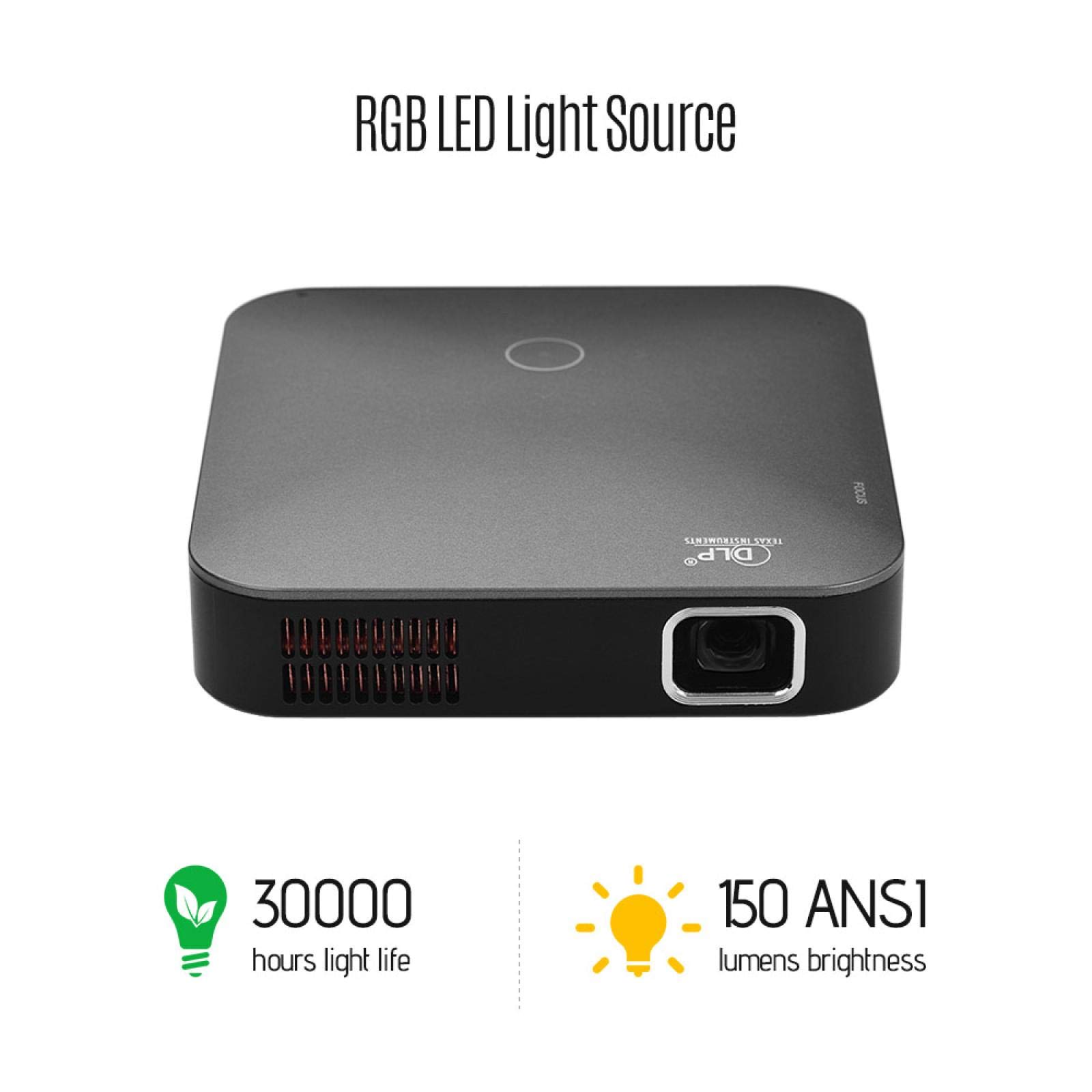 Proiettore portatile intelligente 4K risoluzione HD ingresso 150ANSI lumen proiettore tascabile
