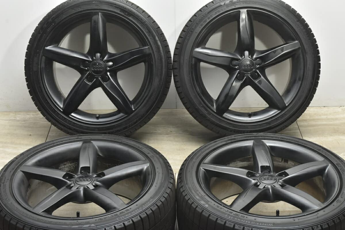 Amazon | 中古 スタッドレスタイヤホイール 4本セット 18インチ 8J +47  