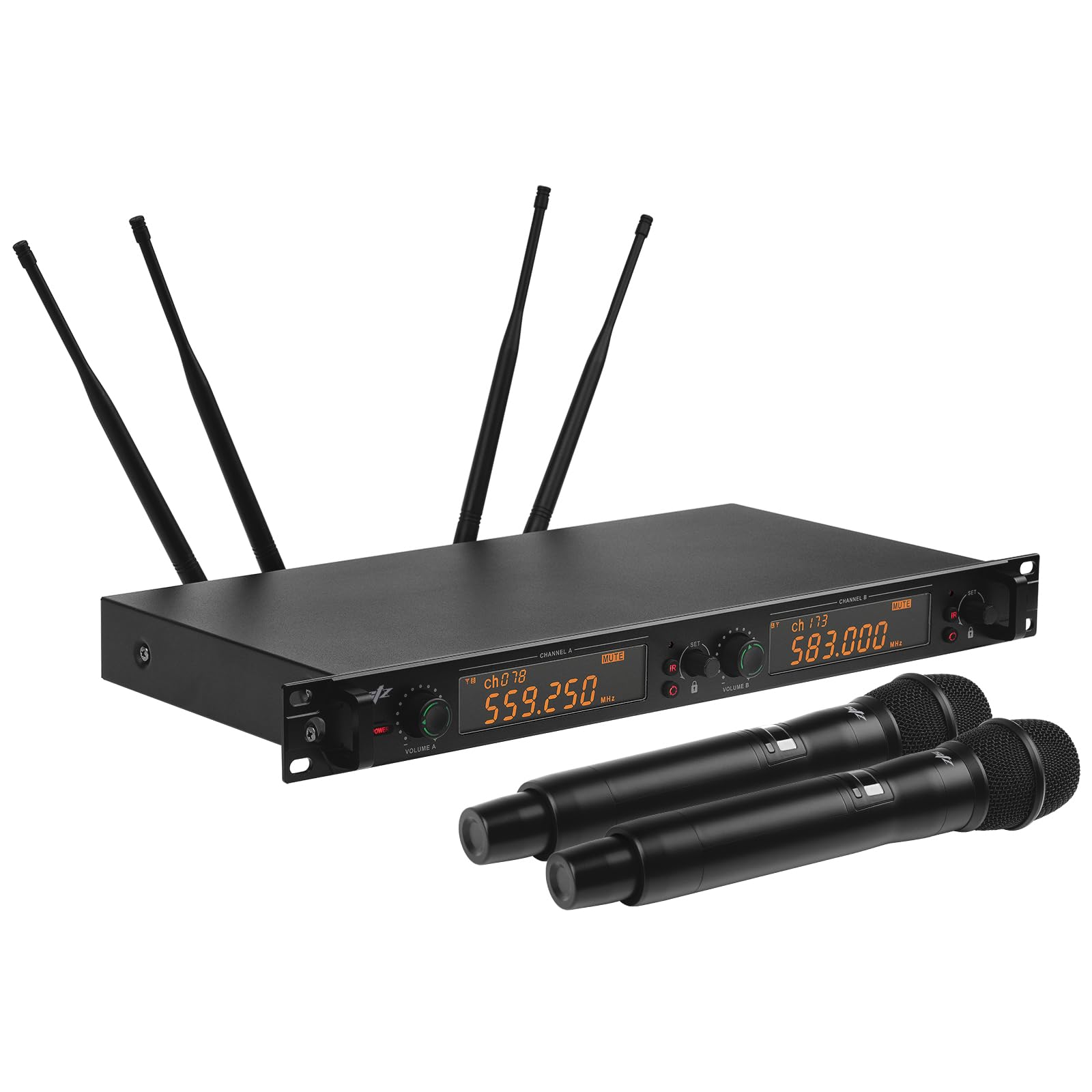 Amazon.com: Studio Z UHF Wireless Microphone (STZ-W7752), Dual