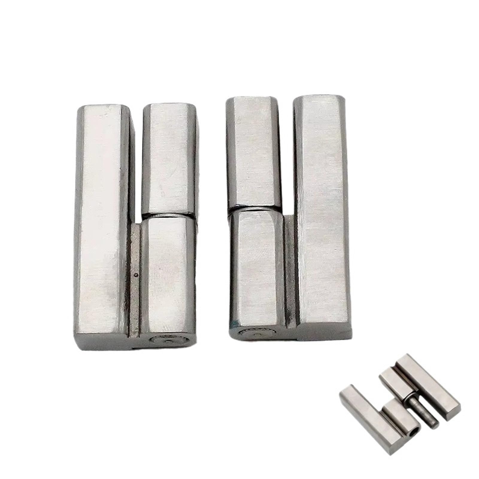 Heavy-Duty 304 Stainless Steel Thickened Hinge Detachable Hinges Box Equipment Enclosure 1Pcs(Left-1)