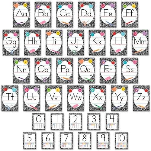 Teacher Created Resources Cool for School Composition Alphabet Bulletin Board (TCR9306)
