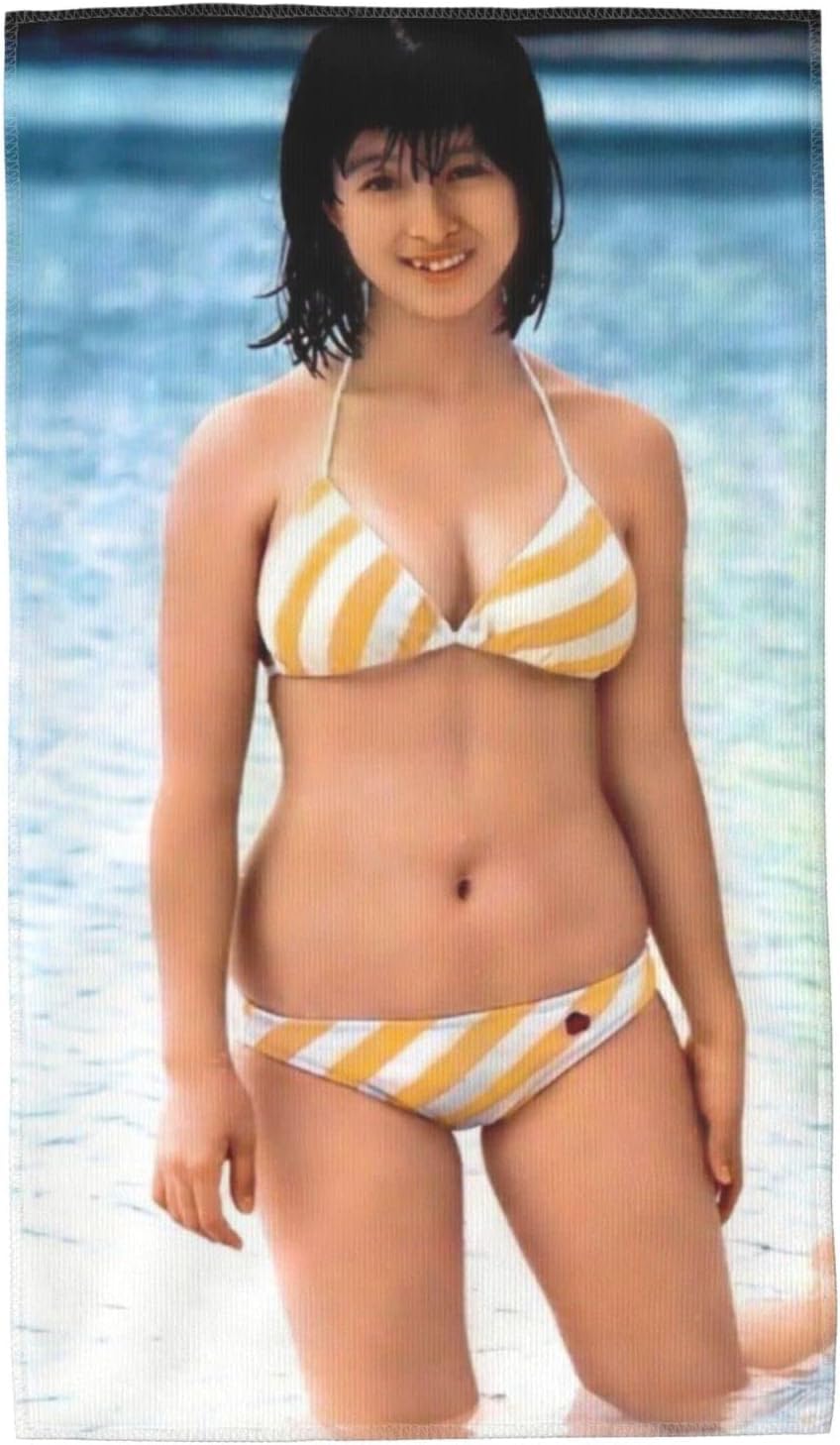 Amazon｜河合奈保子 フェイスタオル マイクロファイバー タオル 速乾