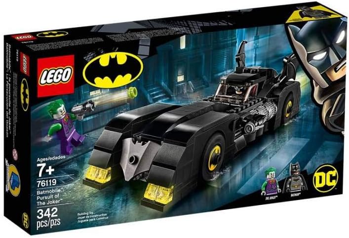 LEGO DC Batman Batmobile: Pursuit of The Joker 76119 Building Kit (342 Pieces)