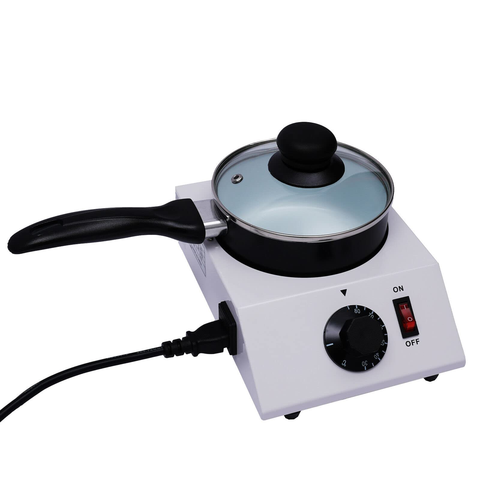 DiLiBee Temperatrice Macchina per Cioccolato 1,2 L Fuso Sciogli Cioccolata Melting Pot Melter con Padella in Ceramica 40W