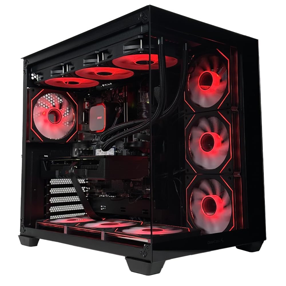 PJ DIGITAL STORE GLADIO V4 - Pc gaming ryzen 5 9600X, Rtx 5060 ti 8Gb, Ram 32Gb 6000Mhz, Ssd 1000 Gb, Dissipatore Liquido 360mm, Windows 11 pro, PC desktop gaming, fino a 5.30Ghz