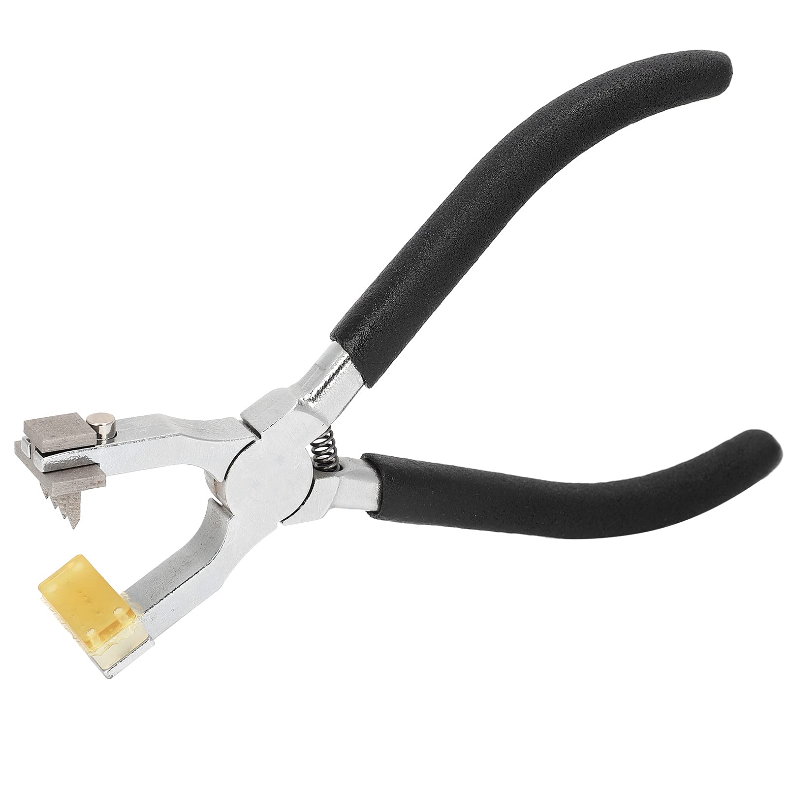 Hole Punch, Stitching Hole Punch Stainless Steel Flat Mouth Prong Chisel Pliers Leather DIY HandSewing Punch Pliers Easy Operation for, Punching