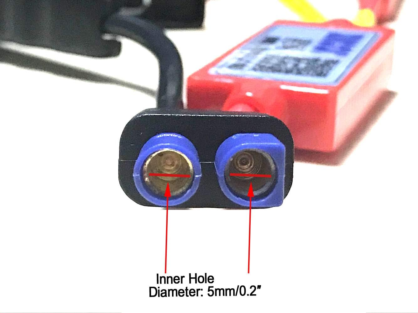 XINCOL SM600 Jump Starter Battery Clamps EC5 Connector Emergency Alligator Clamp for 12V Jump Starter Battery Pack