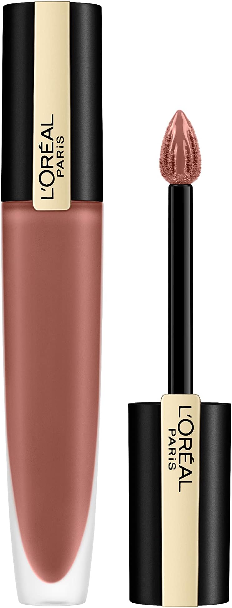 L'Oreal Rouge Signature Matte Liquid Lipstick 122 I Tease, 1 Count (Pack of 1)