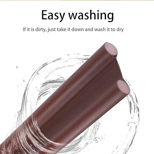 Miniatura 6 de Tope para puerta de 37 pulgadas, bloqueador de corrientes de aire de doble cara, tope inferior de puerta ajustable, a prueba de polvo, a prueba de