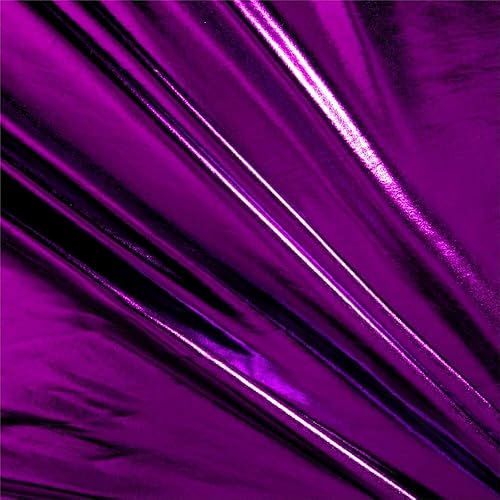 Miniatura 9 de AK TRADING CO. The Yard - Tela de elastano elástica metálica de 60 pulgadas de ancho, color fucsia