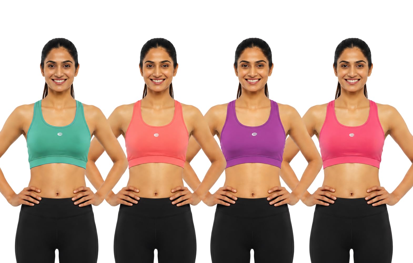 athlete Women's Sports Bra | 4-Way Stretch | Moisture-Wicking | Removable Padding | Wire-Free Racerback | Yoga & Low-Impact Workouts |-picture-18