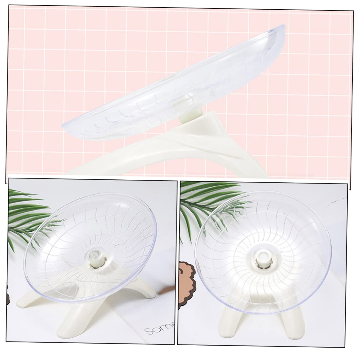 POPETPOP 3piezas Rueda De Correr Silenciosa para Hámsters y Roedores Juguete De Ejercicio para Chinchillas y Jerbos para Mantener La y De Pequeñas