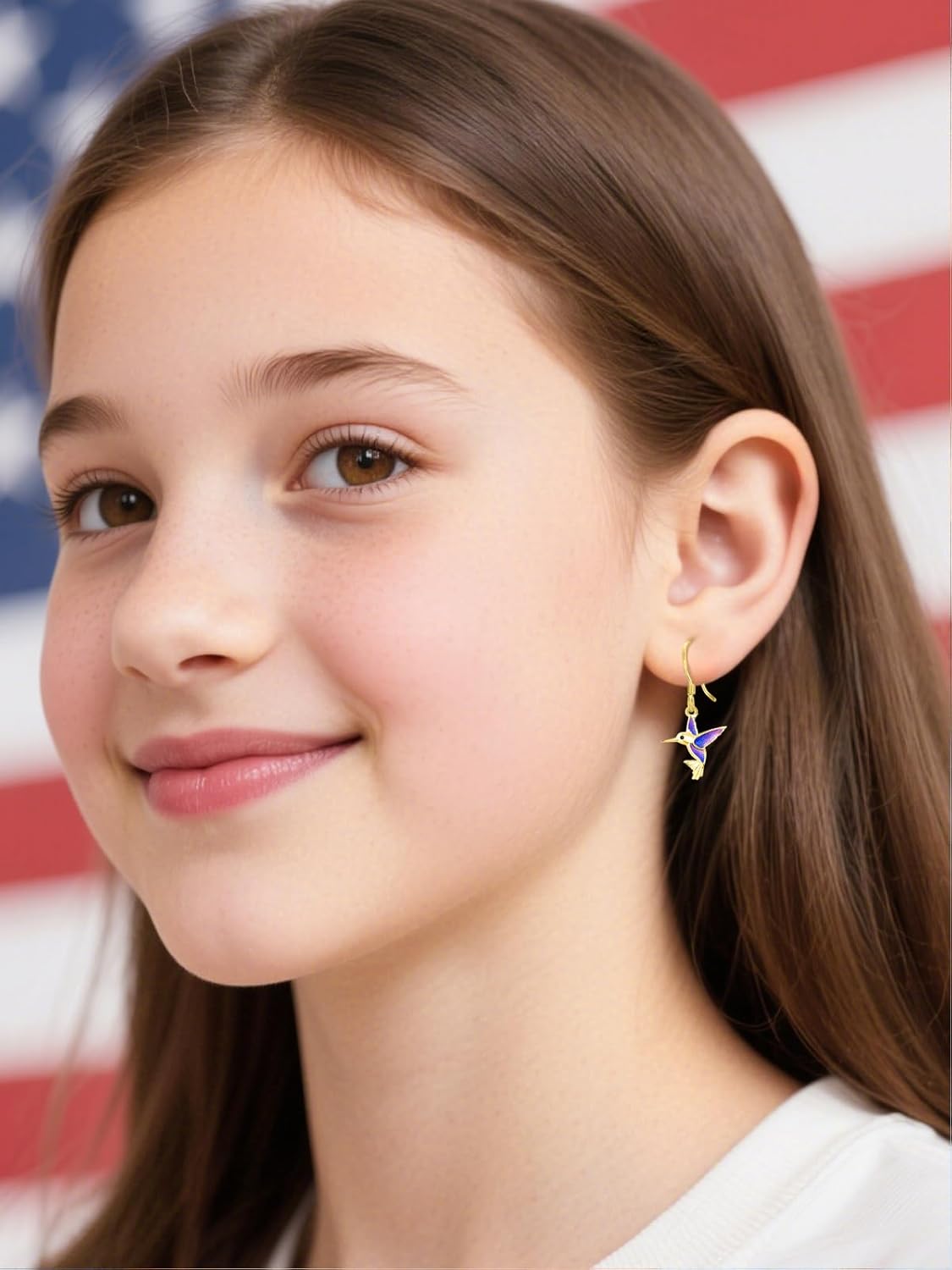 Dreamboat Hummingbird Bird Dangle Drop Earrings for Women 925 Sterling Silver Humming Birds Animal Jewelry Gifts for Hummingbirds Lovers - Image 5