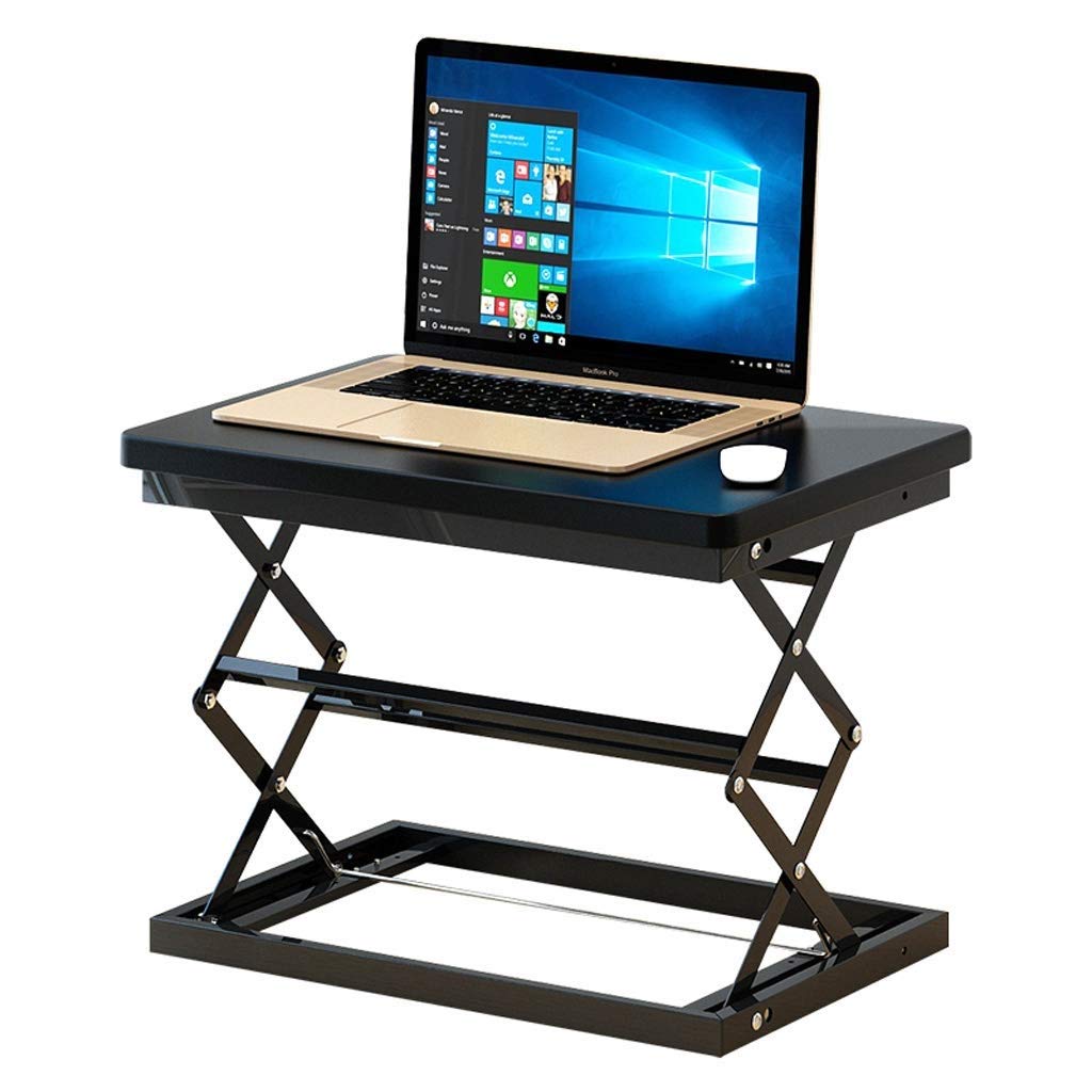 Laptop Stand for Bed Foldable Lap Desk with Fan Foldable Standing Desk Height Adjustable Cozy Laptop Table